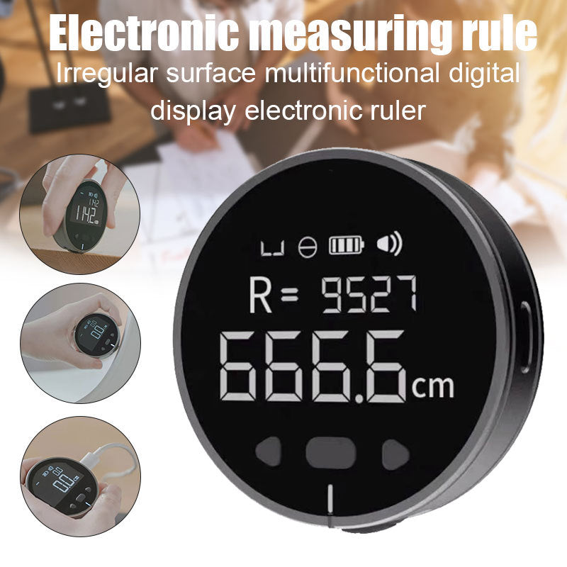 Digital LCD Measuring Ruler - High Precision Electronic Tool