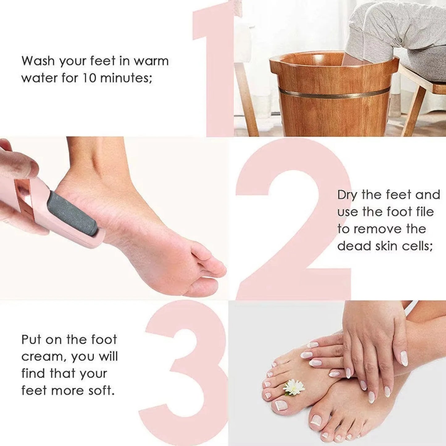 Electric Callus Remover - Rechargeable Foot File