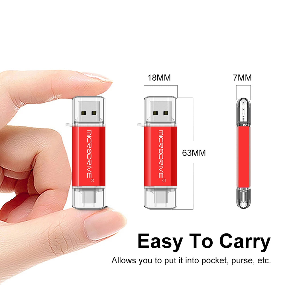 USB-C Flash Drive - 2-in-1 OTG Pen Drive