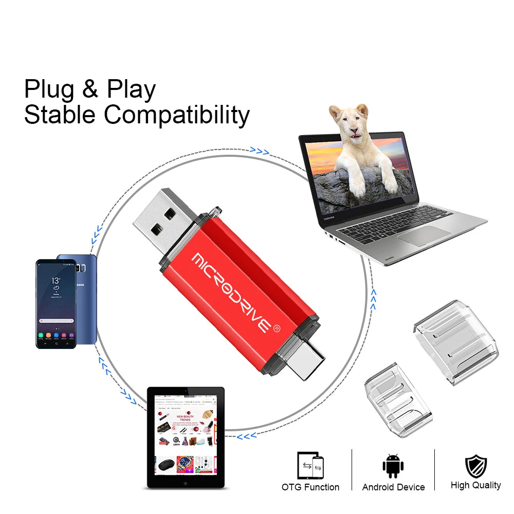 USB-C Flash Drive - 2-in-1 OTG Pen Drive