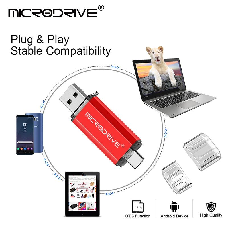 USB-C Flash Drive - 2-in-1 OTG Pen Drive