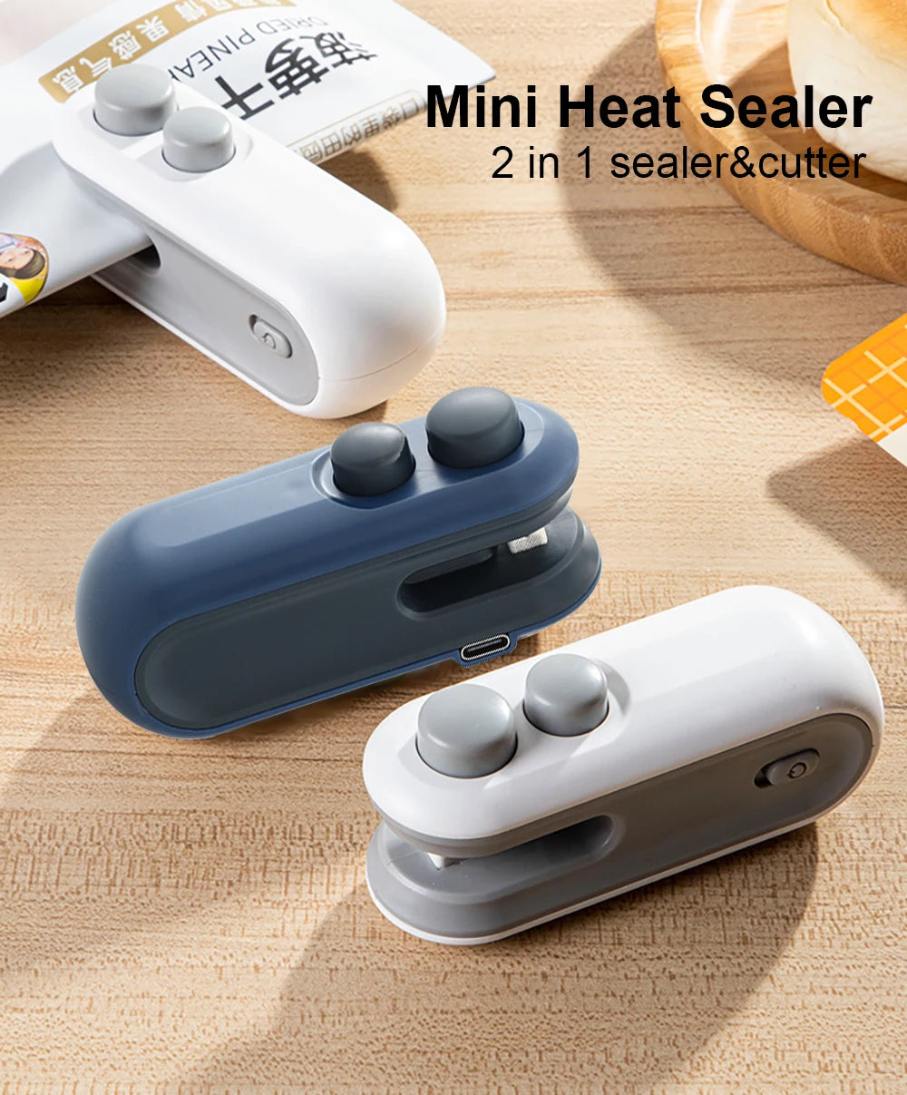 Mini Heat Bag Sealer - Handheld Food Sealer