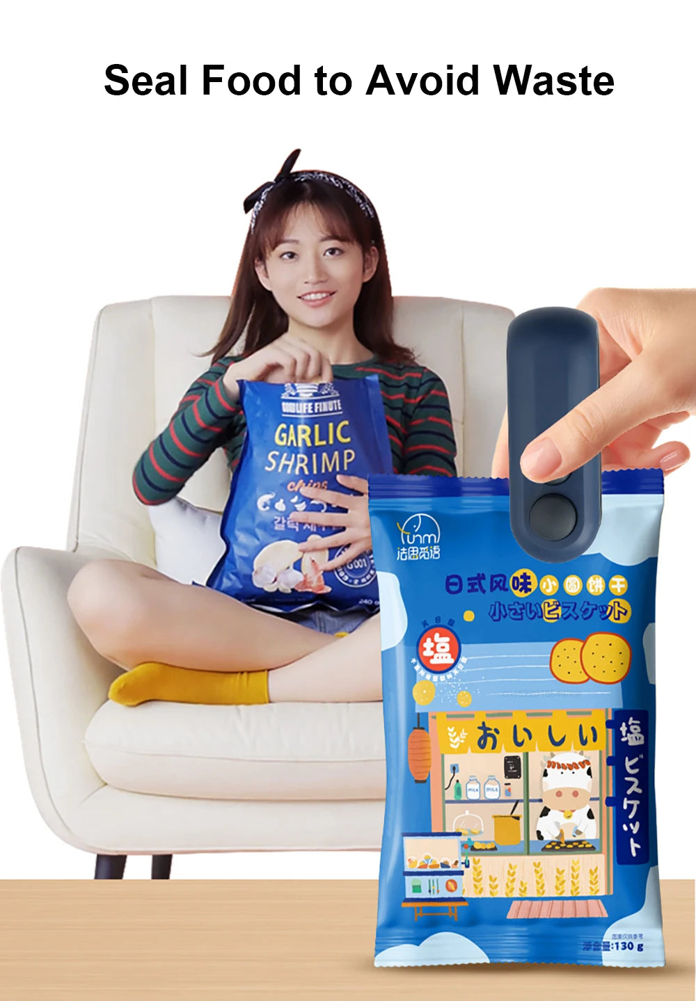 Mini Heat Bag Sealer - Handheld Food Sealer