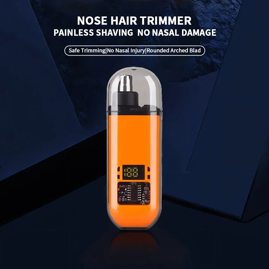 2-in-1 Electric Ear and Nose Hair Trimmer - Painless