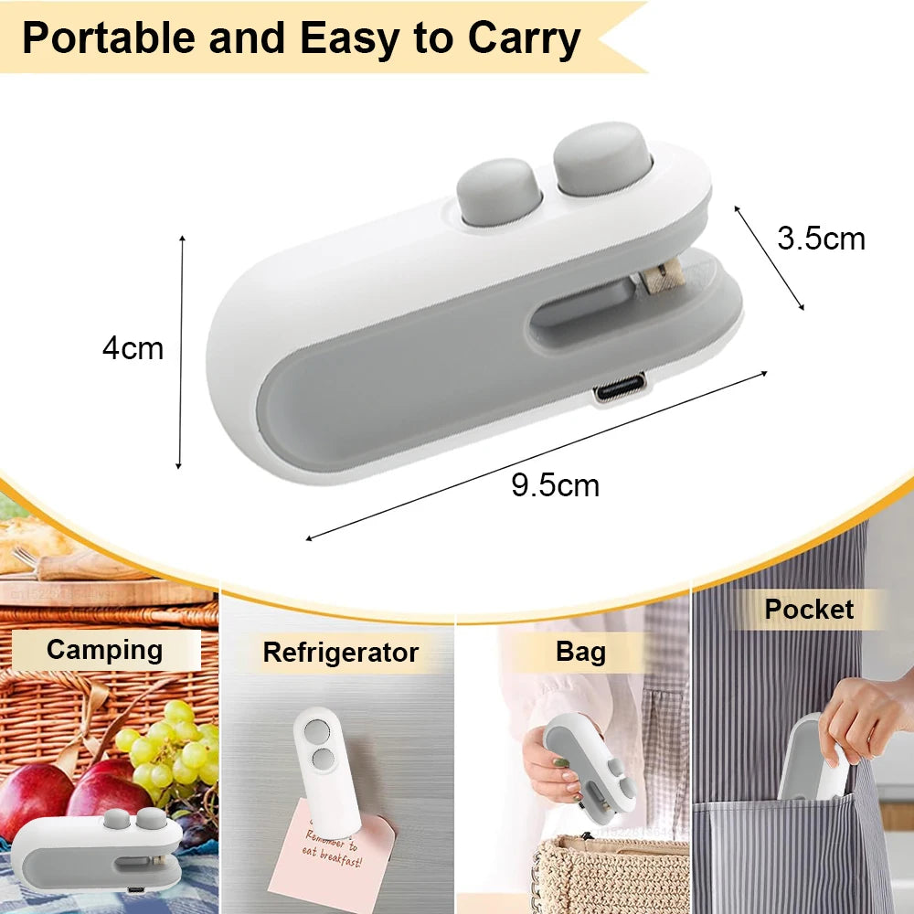 Mini Heat Bag Sealer - Handheld Food Sealer