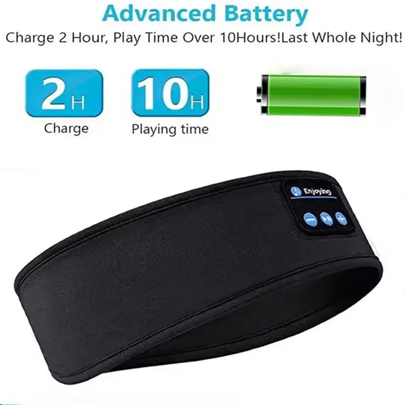 Bluetooth Sleep Headband - Wireless Music Eye Mask