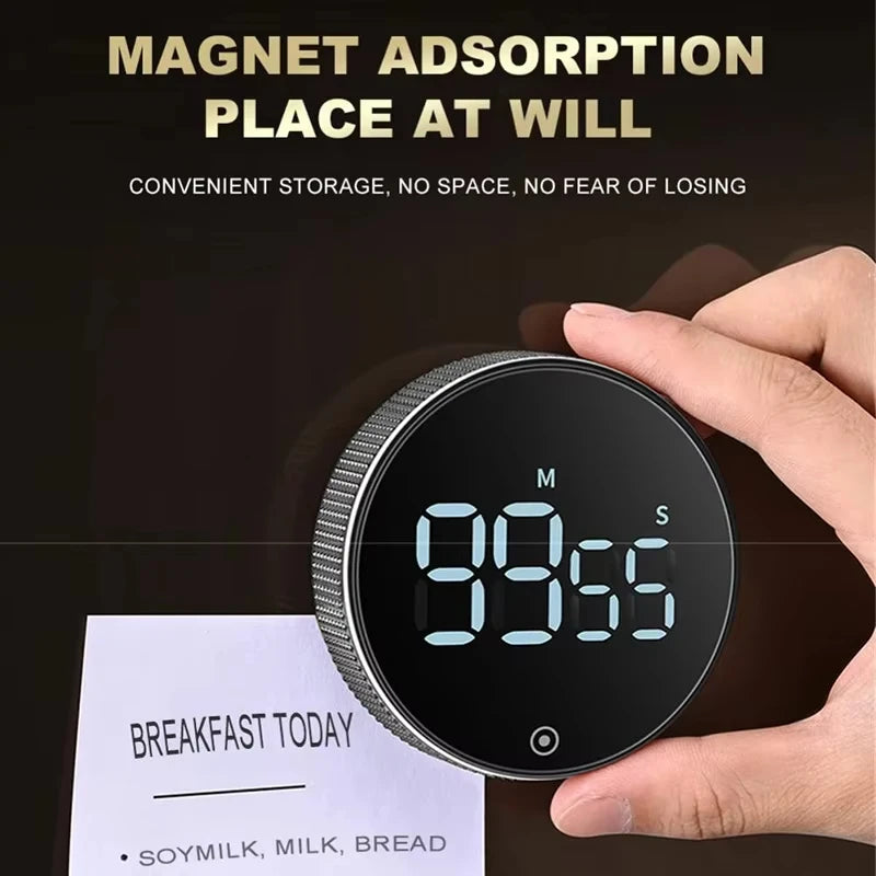 Magnetic Kitchen Timer - Digital Countdown Timer