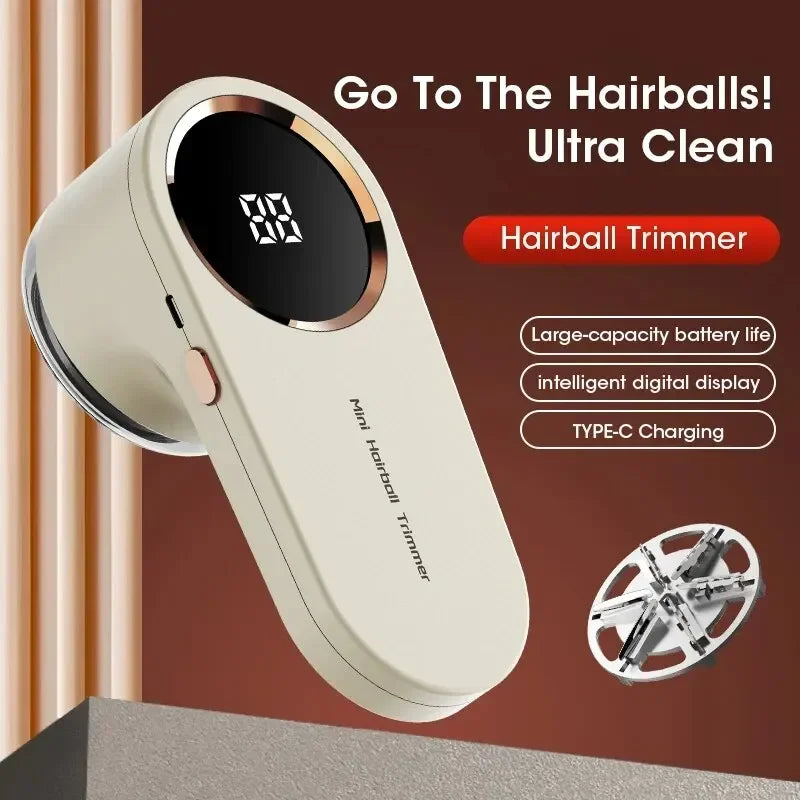 Electric Lint Remover - Digital Display Fabric Shaver