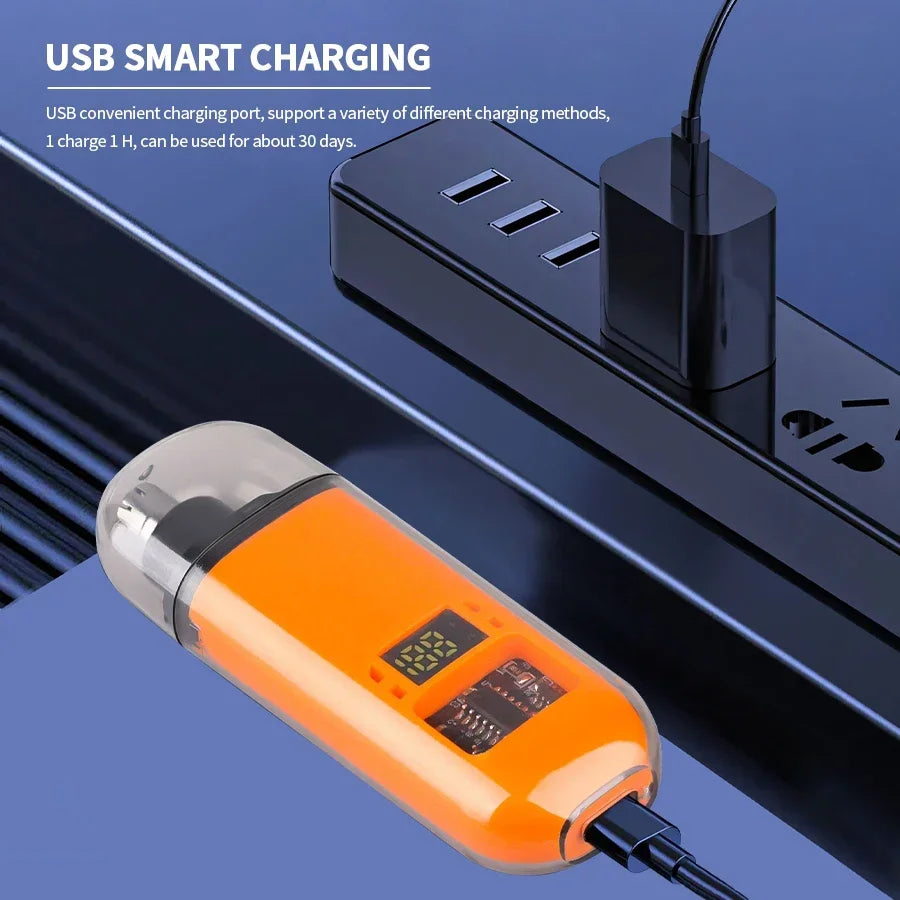2-in-1 Electric Ear and Nose Hair Trimmer - Painless
