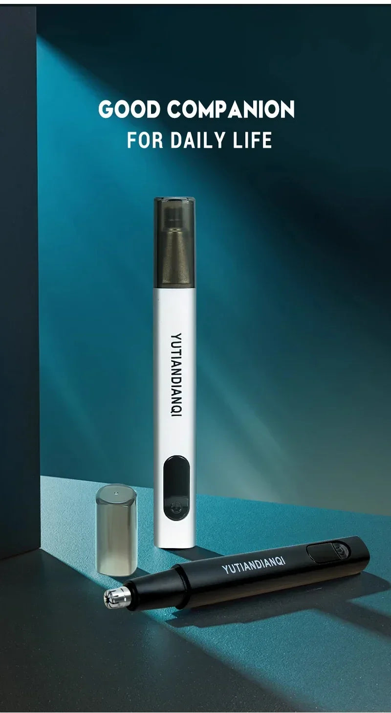 2-in-1 Electric Ear and Nose Hair Trimmer - Painless